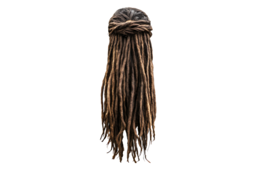 Dreadlocks Isolated on Transparent Background PNG.