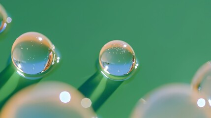 Microscopic Water Droplets  Abstract Macro Photography  Science Background  High Resolutio