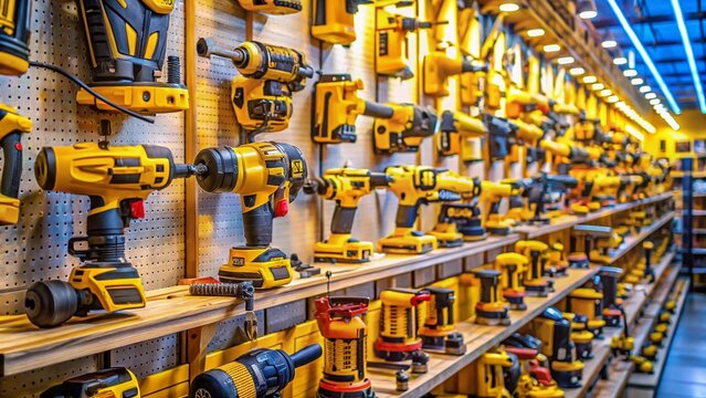 Port Charlotte Florida Lowe's Home Improvement Store Power Tool Display January 2021