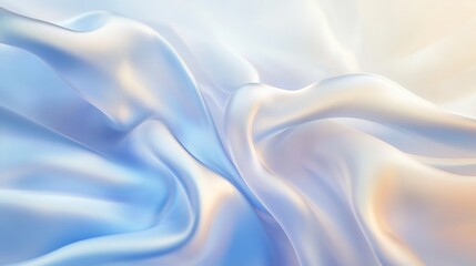 Obraz premium Mildly Blurred Gradient Background Featuring Cool Blue Blending into Soft White Clean Minimalist Aspect Ratio