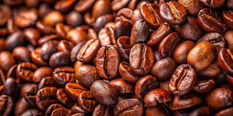 Obraz premium Roasted Arabica Coffee Beans - Vertical Stock Photo, High-Resolution Image of Coffee Beans