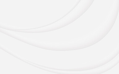 Abstract white fabric silk texture background smooth elegant curve