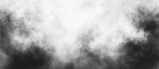 Obraz premium Abstract Grunge White Marble Texture with Blurry Stains and Cloudy Surface in Monochromatic Grayscale