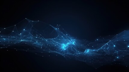 Global Network Connection Big Data Visualization Social Network Communication Internet Technology