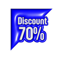 Discount 70% in 3d design