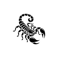 scorpion silhouette vector.
