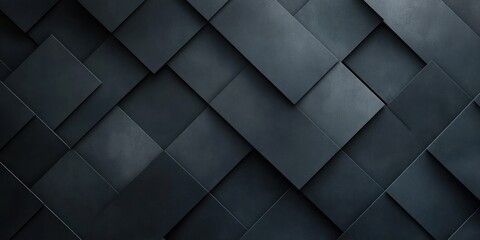 Fototapeta premium Abstract Dark Geometric Pattern Monochrome Background Elegant Modern Design Smooth Texture Lines