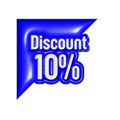 Discount 10% in 3d design