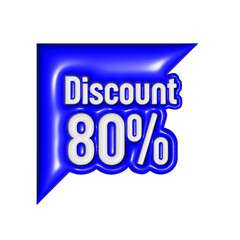 Discount 80% in 3d design