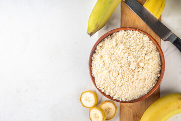 Alternative organic banana flour © ricka_kinamoto