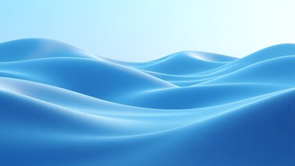 Serene Blue Waves Abstract Background for Tranquil Designs