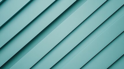 Obraz premium Angled Teal Colored Rectangular Shapes Creating a Geometric Pattern