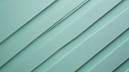 Obraz premium Diagonal layers and abstract shapes create a simple blue green design