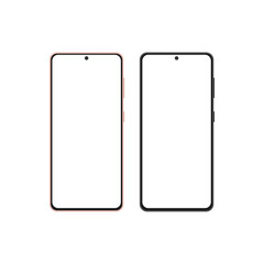 Smartphone Vector Drawing, Mobile Phone Illustration, Modern Digital Device Icon, Smartphone Mockup Vector Drawing