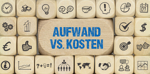 Aufwand vs. Kosten	

