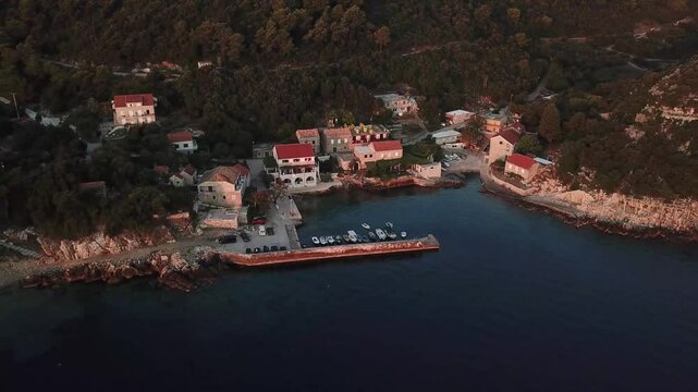 Saltwater Lakes of Mljet: 4K Drone Serenity