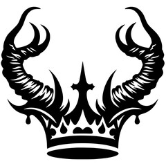 Devil's crown silhouette