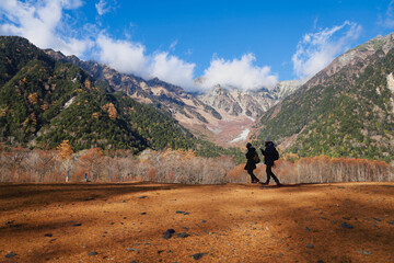 Obraz premium hiking in the mountains
