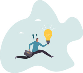 Question and answer, q and a or solution to solve problem, FAQ frequently asked question, help or creative thinking idea.character for design