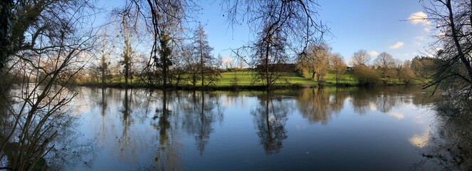 La campagne à Mayenne en Pays de la Loire France