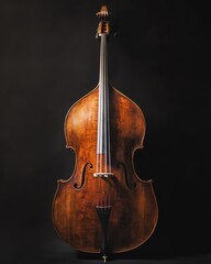 Fototapeta premium Elegant Double Bass: A Symphony of Sound from the String Family in Musical Harmony