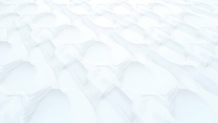 Obraz premium Generate seamless tile designs featuring VR controllers wavy data lines and white isolation for a sleek futuristic layout concept as VR controllers align with wavy data lines. Bold white isolation spo