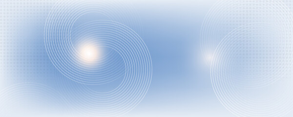 Abstract blue modern background with circle elements. Digital technology concept. vector illustration