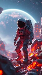 Astronaut in space