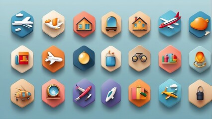 "Vibrant Circle Vector Icons and Symbols"