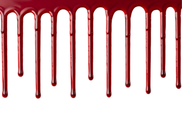 Red liquid dripping down, horror, halloween, blood texture