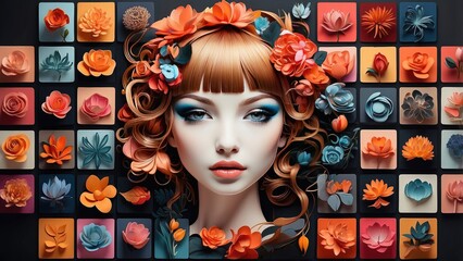 "Beauty Icons: Highlight Covers & Backgrounds Collection"