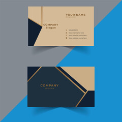 Modern Business Card with Two Sides Card. Company card.