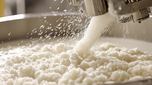 Cotton gin machinery efficiently separates fibers from seeds in active processing