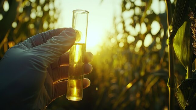 Inspecting irrigation water quality for heavy metal content near cornfield