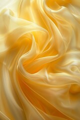 Fototapeta premium Simple Light Yellow Background with High End Silk Texture and Clean Lines