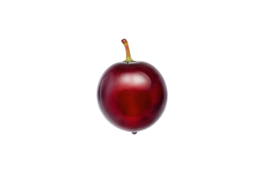 red grape isolated on transparent background