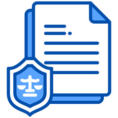 Compliant icon in Blue Color Style. Simple Vector Design. Simple Vector Flat Icon