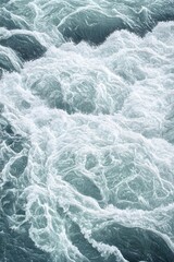 Fototapeta premium Abstract Turbulent Water Waves Ocean Sea Texture