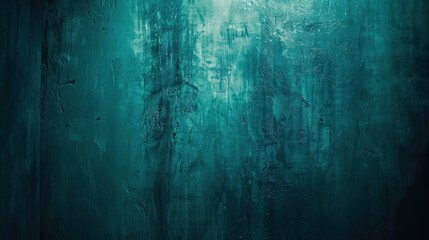 Teal grunge textured wall background