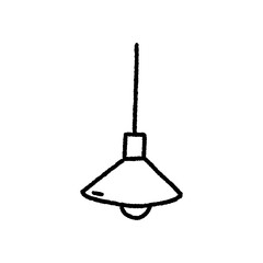 Lamp Hand Draw Cute Illustration