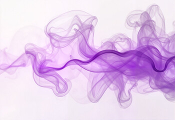 Ethereal light purple smoke flowing gracefully, calming atmosphere