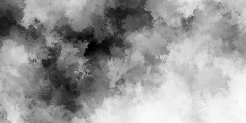 White and gray grunge wall and smoke, cloud texture. gray smoke and fog design texture overlays. hand painted vector on watercolor texture. white paper texture and gray wall background.