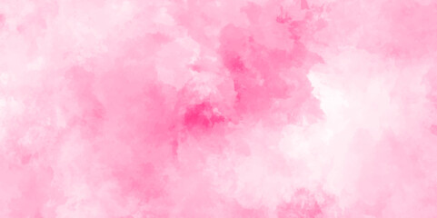 Fototapeta premium Abstract beautiful decorative and lovely soft pink grunge wall paint watercolor texture background. watercolor smoke background texture. fantasy smooth light pink watercolor paper texture background.