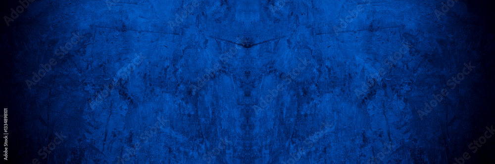 Poster old wall pattern texture cement blue dark abstract blue color design are light with black gradient b