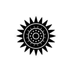 creative details Sun Icon vector illustration