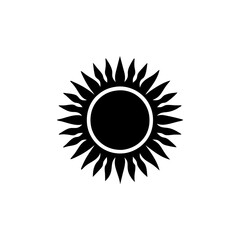creative details Sun Icon vector illustration