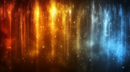 Abstract fiery and icy background.