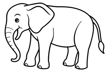 Abstract Elephant Sketch