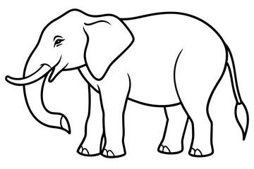 Obraz premium Abstract Elephant Sketch