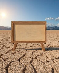 Warning Signs of Global Environmental Crisis visualized as a news headline warning about record-breaking heatwaves and natural disasters, Eco Disaster Warning.